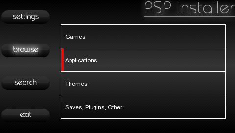 to install psp game demos