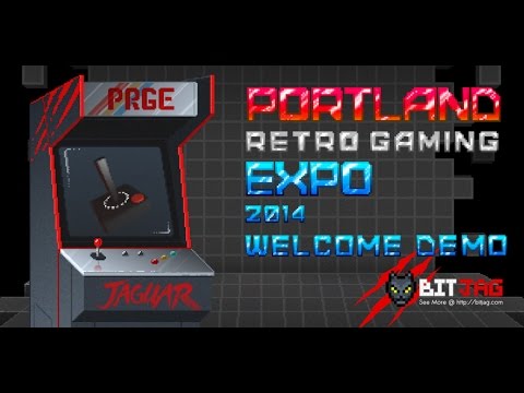 JagCorner | BitJag Portland Retro Gaming Expo 2014 | Welcome Demo