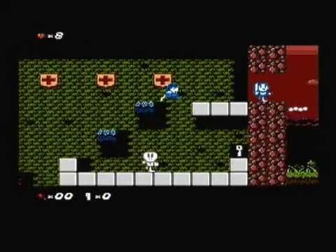 Sir Ababol - NES (homebrew) gameplay