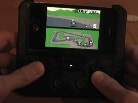 Snes9x EX for iOS preview using the iControlPad and Wiimotes