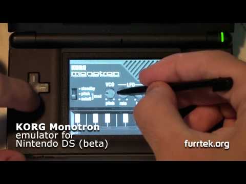Beta Korg Monotron emulator (softsynth) for Nintendo DS