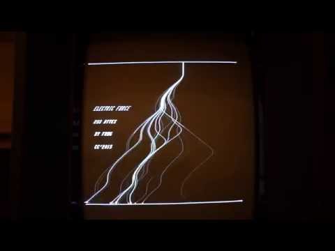Electric Force intro for Vectrex by Frog