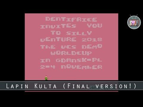 Lapin Kulta (Final version!) by Dentifrice - Atari 2600 VCS Intro (2018) | Demoscene