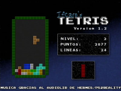 Playstation 2 › Ifcaros Tetris  › PDRoms - Homebrew 4 you
