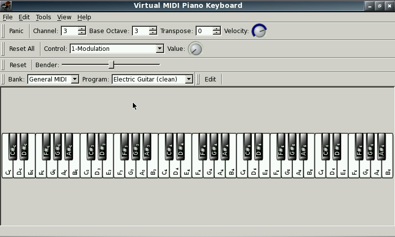 Virtual MIDI Piano Keyboard (VMPK) v0.5.1.4 (Pandora ...