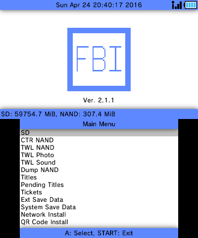 FBI v2.3.2 (3DS Application) › Nintendo 3DS › PDRoms - Homebrew 4 you