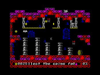 Castle Escape v2 (Sinclair ZX Spectrum) (Game)