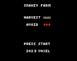 Snakey Farm v2023.01.07 (Prototype) (Nintendo Entertainment System – NES) (Game)