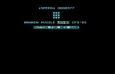 Broken Puzzle v2023.02.01 (Commodore 64 – C64) (1k Game)