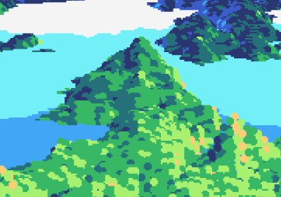 Terrain Spotting (Lovebyte 2023) (Nesbox TIC-80) (256b Intro)