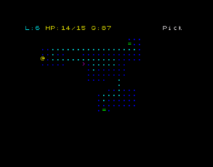 Downwards by LSpixelgames for ZX Spectrum