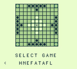 Hnefatafl by Sebastian Proost for Game Boy