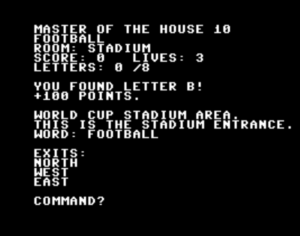 Master Of The House 10: Football by ready64 for Commodore 64