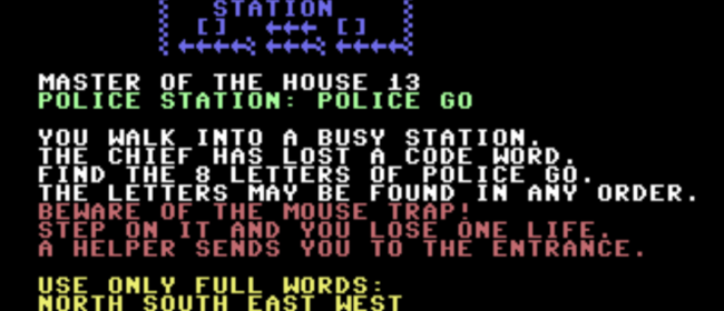 Master Of The House 13: Police Go (Commodore 64)
