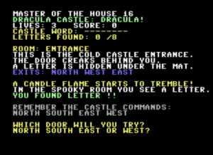 Master Of The House 16: Dracula by ready64 for Commodore 64