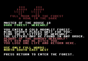 Master Of The House 18: Werewolf by ready64 for Commodore 64