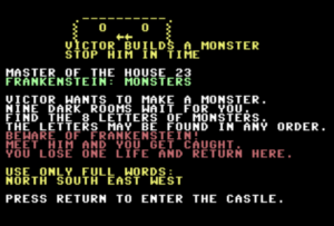 Master Of The House 23: Frankenstein by ready64 for Commodore 64