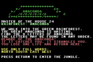Master Of The House 24: Anaconda by ready64 for Commodore 64