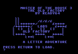 Master Of The House 3: The Old Factory by ready64 for Commodore 64