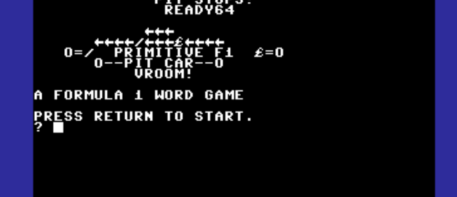Master Of The House 5: Pit Stops (Commodore 64)