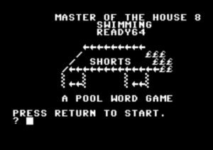 Master Of The House 8: Swimming by ready64 for Commodore 64