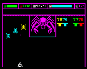 Spider Blast by Wizbit Games for ZX Spectrum 
