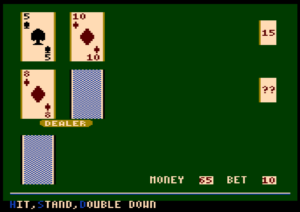 BlackJack by Gimmee99 for Atari XL/XE