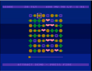 Candy Crunch by Carlos6502 for Atari XL/XE
