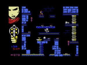 Isa Brave: Underworld Keys by Tom Martin for MSX