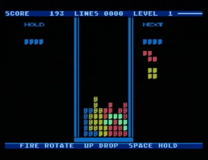 Neon Drop by Carlos6502 for Atari XL/XE
