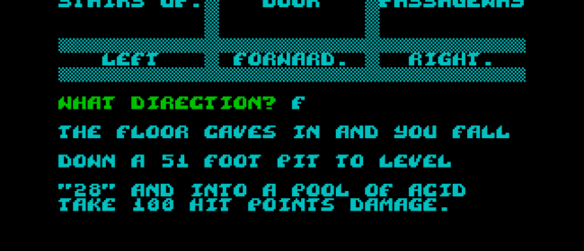 Pit With Monsters (ZX Spectrum Game)