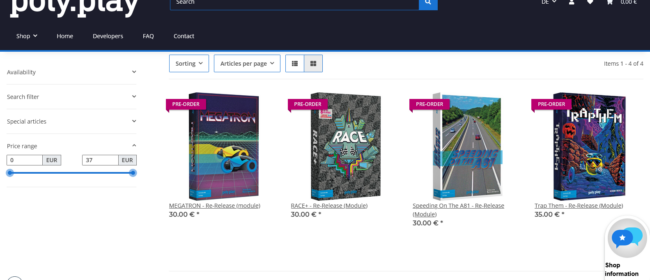 Poly.play Celebrates 10th Anniversary with Four Re-releases (C64 misc)