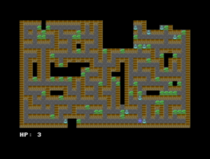 Snake Temple by Steven Don for Commodore 64