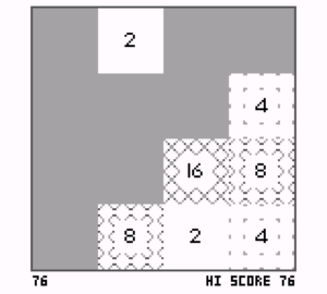 2048 Forever by atulvi for Game Boy