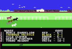 A Day at the Races by stacbats for Commodore 64