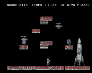 Astronaut Jet Pac by Rozsoft for Amiga ECS