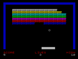 Break-in Space by zxmoe for ZX Spectrum
