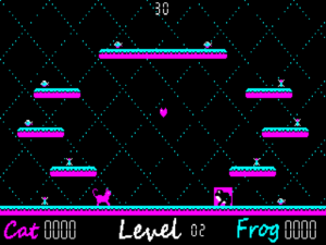 Frog & Cat by Wesley Games for MS-DOS