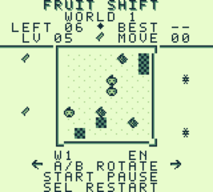 Fruit Shift by devgb for Game Boy