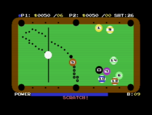 Hot Shot Pool by J5 for Commodore 64