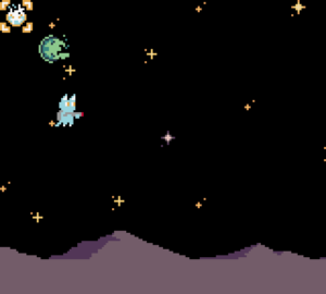 Jetpacat by Checkpoint Tanuki for Game Boy Color