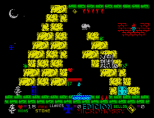 Max Stone: The Secret of the Great Pyramid by flopping for ZX Spectrum