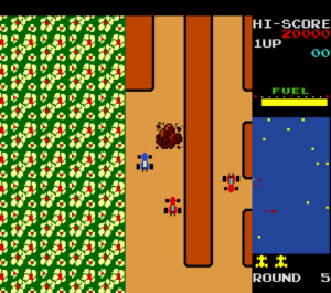 Rally-X by JOTD for Amiga ECS