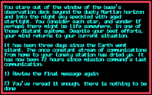 Red Planet Twilight by Chariot Rider for MS-DOS