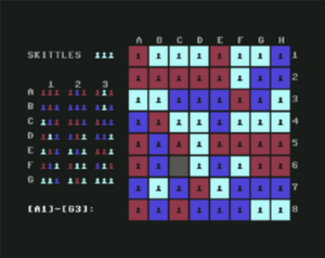 Skittles III by nikos-vr for Commodore 64