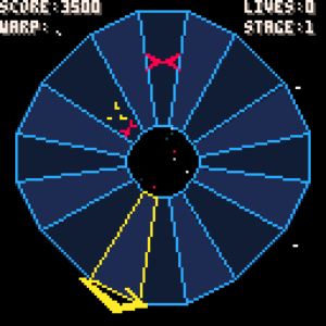 Tempest 2000 for PICO-8 by Chris Ahchay