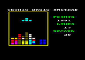 Tetris-Basic-Amstrad by altanerus dog for Amstrad CPC