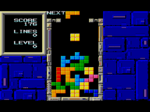 Tetris (System E) by Master Linkuei for Sega Master System