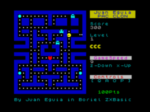 ZX Pac by Juan Eguía for ZX Spectrum