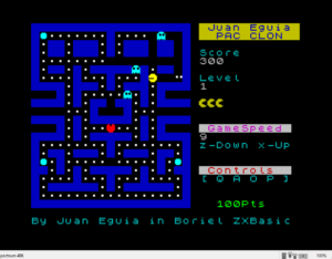 ZX Pac by Juan Eguía for ZX Spectrum